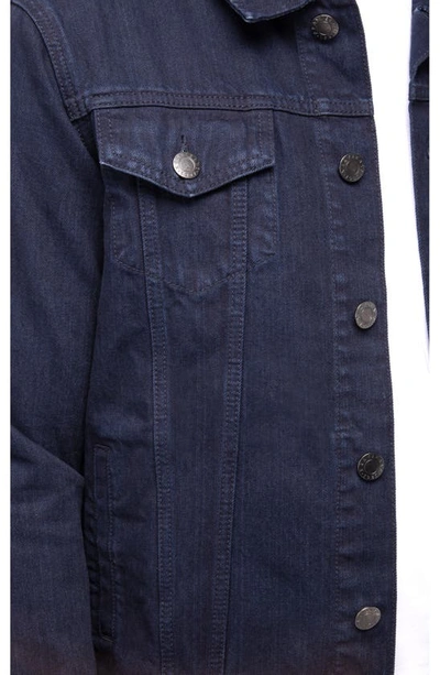 X-ray Slim Washed Denim Jacket In Navy