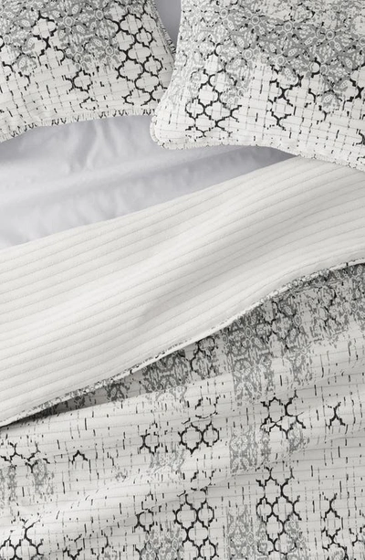 Ienjoy Home 3-piece Distressed Print Quilt Set In Light Gray