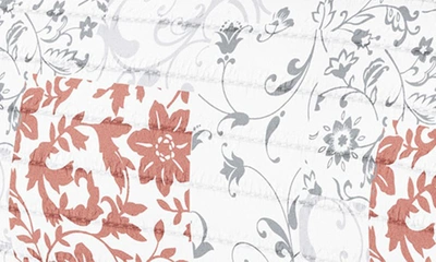 Ienjoy Home 3-piece Scroll Print Quilt Set In Blush