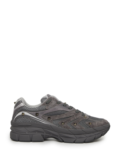 Valentino Ms-2960 Low-top Trainer In Grey