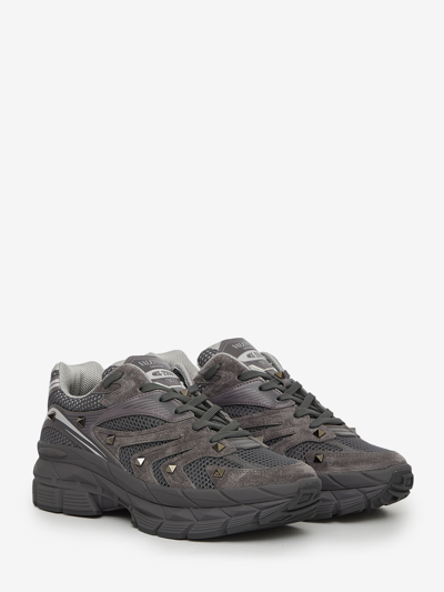 Valentino Ms-2960 Low-top Trainer In Grey