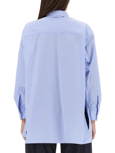 Shop Aspesi Regular Fit Shirt In Azure