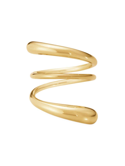 Shop Georg Jensen Women's Mercy 18k Yellow Gold Twist Ring