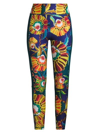 Shop Johnny Was Women's Kimbra Floral Leggings In Neutral
