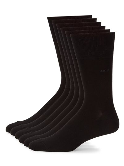 Shop Cdlp Men's Cotton 3-pack Socks In Black