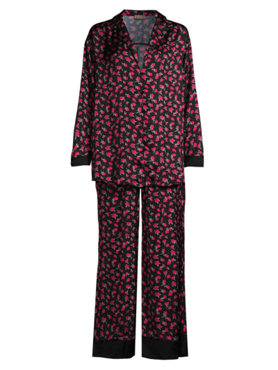 Shop Free People Women's Dreamy Days Pajama Set In Midnight Combo
