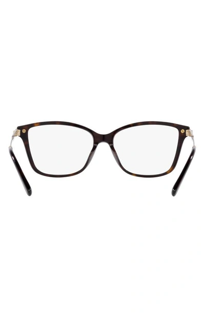 Shop Michael Kors Georgetown 54mm Round Optical Glasses In Dk Tort