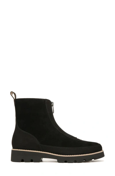 Vionic Estilo Lug Bootie In Black Suede