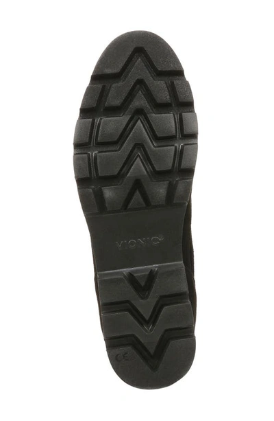 Vionic Estilo Lug Bootie In Black Suede