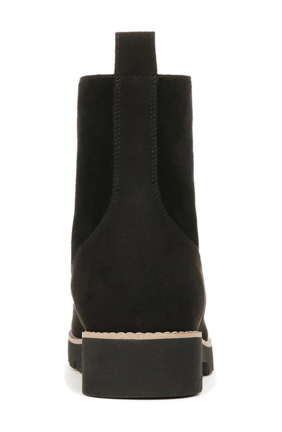 Vionic Estilo Lug Bootie In Black Suede