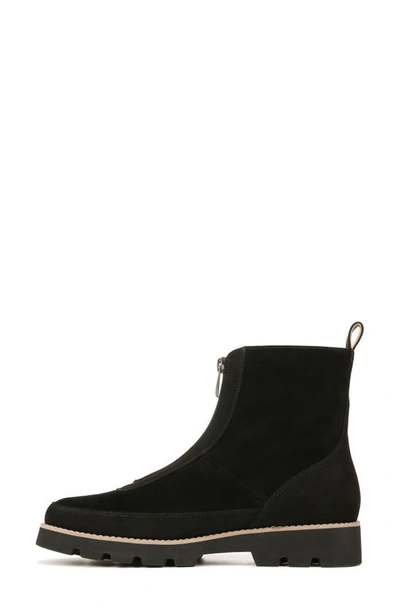 Vionic Estilo Lug Bootie In Black Suede