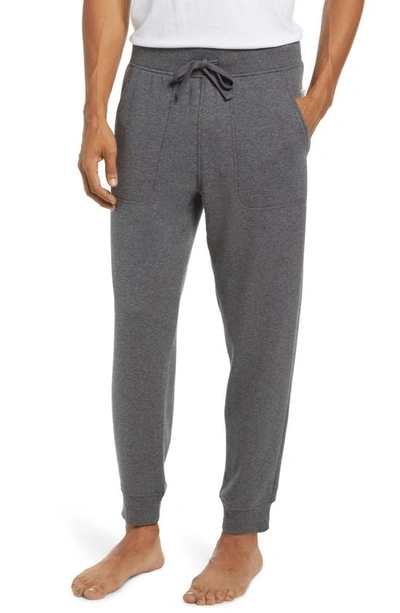 Shop Ugg Hank Joggers In Charcoal Heather