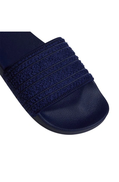 Shop Adidas Originals Adilette Slide Sandal In Night Sky