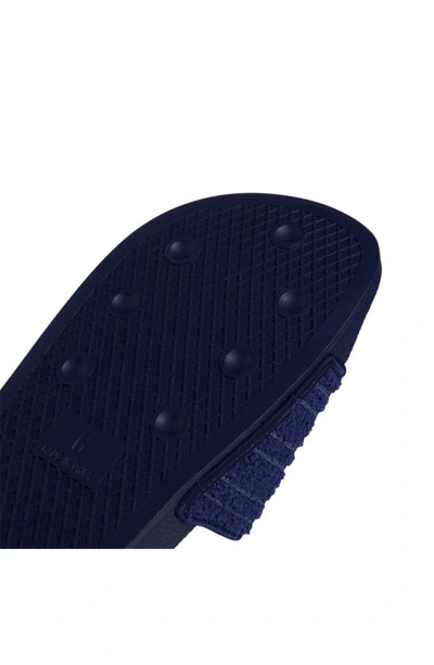 Shop Adidas Originals Adilette Slide Sandal In Night Sky