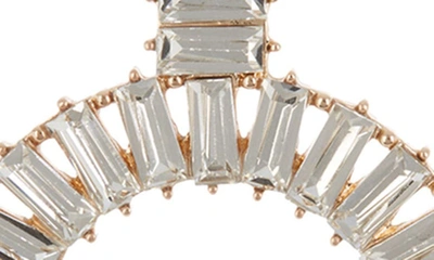 Shop Tasha Crystal Baguette Drop Earrings In Gold