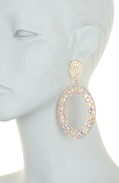 Shop Tasha Crystal Drop Earrings In Gold