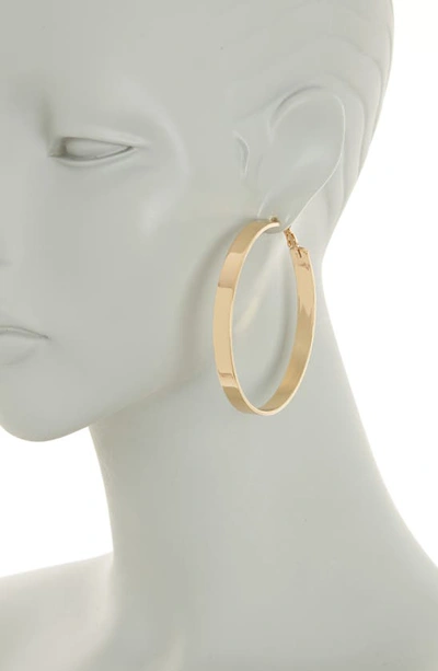 Shop Tasha 70mm Hoop Earrings In Gold