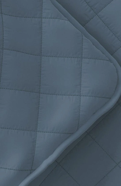 Ienjoy Home 3-piece Diamond Stitch Quilt Set In Dusk Blue
