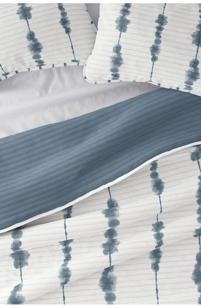 Ienjoy Home All Season Shibori King 3-piece Down Alternative Reversible Comforter Set In Navy