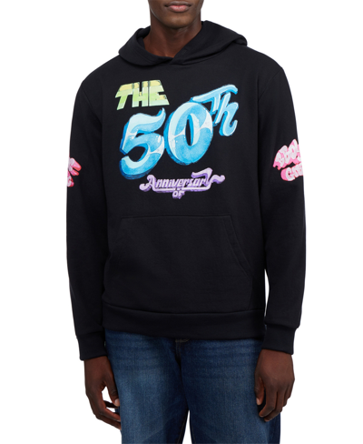 Shop Thread Collective 50 Year Anniversary Of Hip Hop Men's Graphic Hoodie In Black