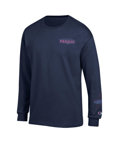 Shop Macy's Champion  Thanksgiving Day Parade Long Sleeve Tee In Marine Navy