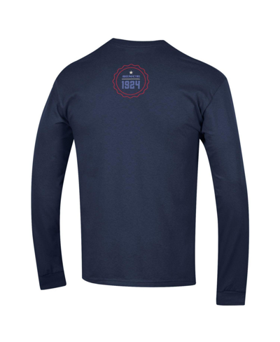 Shop Macy's Champion  Thanksgiving Day Parade Long Sleeve Tee In Marine Navy