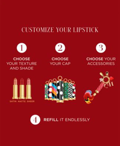 Shop Carolina Herrera Fabulous Kiss Satin Lipstick Collection Created For Macys In Carolina (vivid Red)