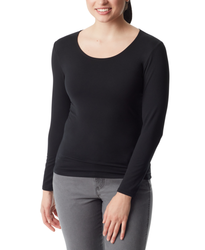 Shop Bass Outdoor Women's Base Layer Long-sleeve T-shirt In Black Beau