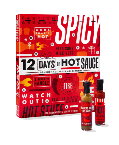 Msrf Holiday 12 Days Of Hot Sauce Gift Box Advent Calendar, 12 Piece In No Color