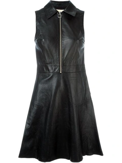 Shop Michael Michael Kors Front Zip Flared Dress