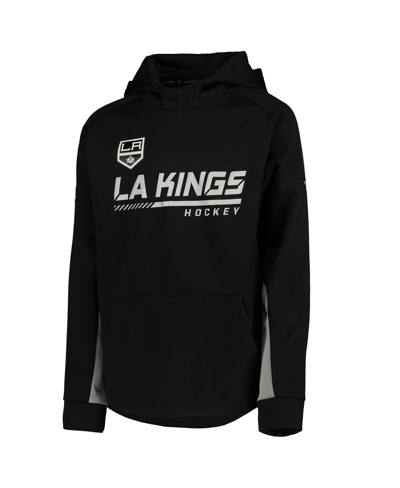 Shop Fanatics Big Boys  Branded Black Los Angeles Kings Authentic Pro Raglan Pullover Hoodie