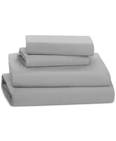 Shop Ugg Laurel Washed 4-pc. Sheet Set, Full In Seal Gray