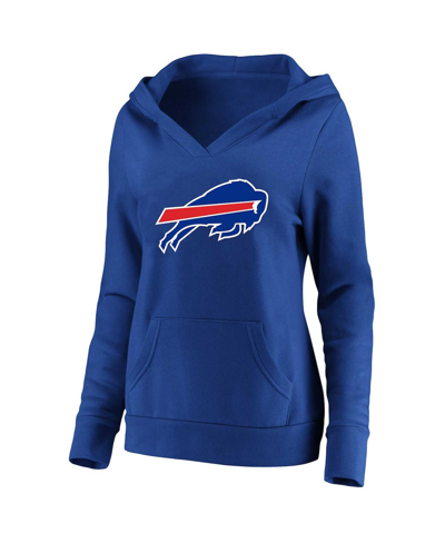 Shop Profile Women's  Josh Allen Royal Buffalo Bills Plus Size Player Name And Number Pullover Hoodie