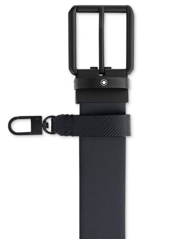 Shop Montblanc Men's Extreme 3.0 Reversible Leather Belt In Black