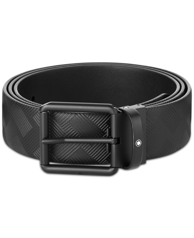 Shop Montblanc Men's Extreme 3.0 Reversible Leather Belt In Black