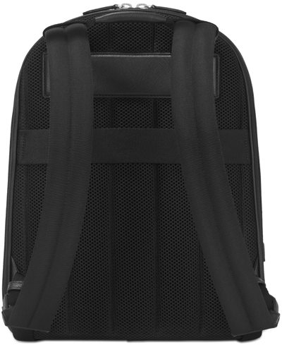Montblanc Sartorial Medium Cross-grain Leather Backpack In Black