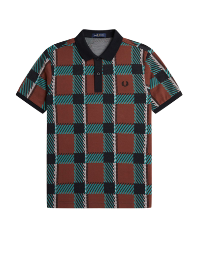 Shop Fred Perry Polo Shirt In Brown