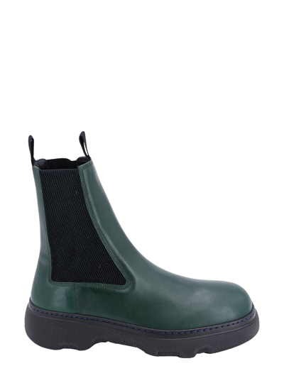Shop Burberry Boots In Green