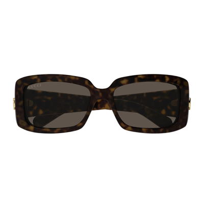 Gucci Gg1403s Sunglasses In Marrone