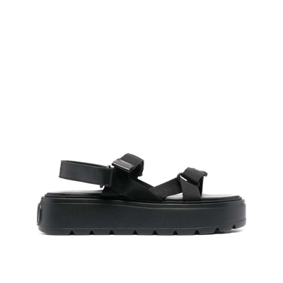Shop Valentino Garavani Uniqueform Sandals In Black