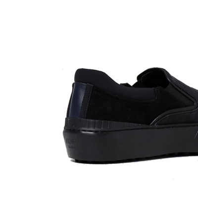 Shop Fendi Force Sneakers In Black