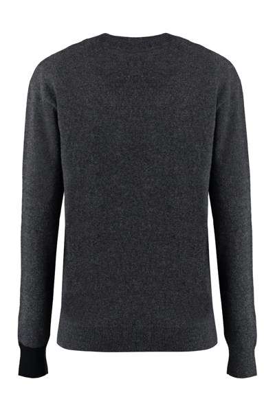 Shop Patou Jp Wool And Cashmere Sweater In Grey