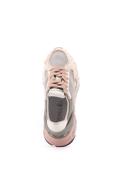 Shop Premiata Buffly 6539 Sneakers In Pink/grey