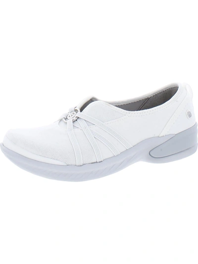 Shop Bzees Niche Womens Cushioned Slip-on Shoes In White