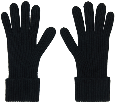 Shop Arch4 Black Julian Cashmere Gloves