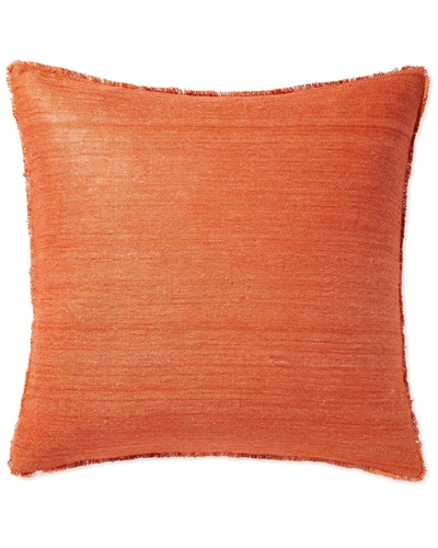 Shop Serena & Lily Wiltshire Raw Silk Pillow