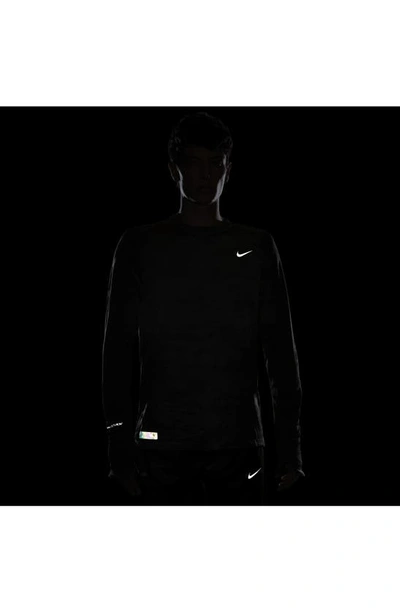 Shop Nike Therma-fit Adv Run Division Shirt In Medium Olive