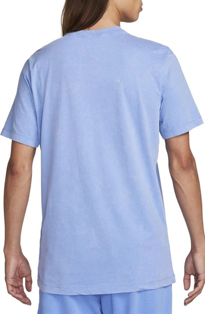 Shop Nike Sportswear Embroidered Logo T-shirt In Polar