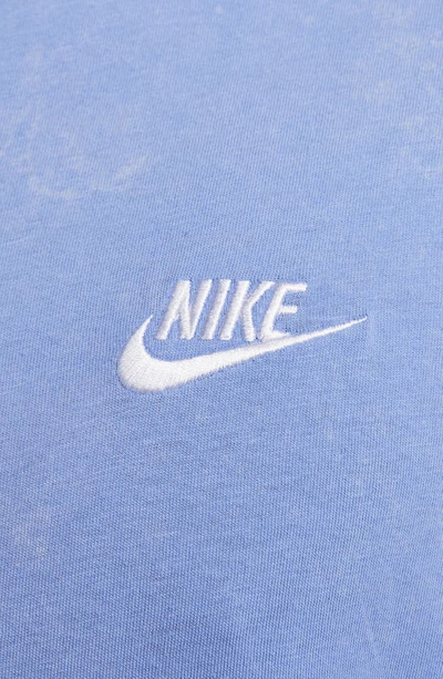 Shop Nike Sportswear Embroidered Logo T-shirt In Polar