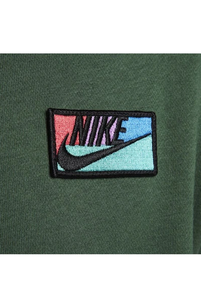Shop Nike Club Cotton Blend Fleece Hoodie In Fir/ Fir